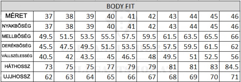 Ares 80% pamut body fitt ing - Drapp Body Fitt fazon